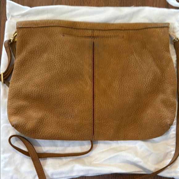 Hammitt Los Angeles tan Leather Crossbody Bag with Gold Accents - Picture 4 of 13